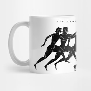 Ancient Greek Winged Runners T-Shirt #2 Mug